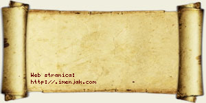 Mila Stamenković vizit kartica